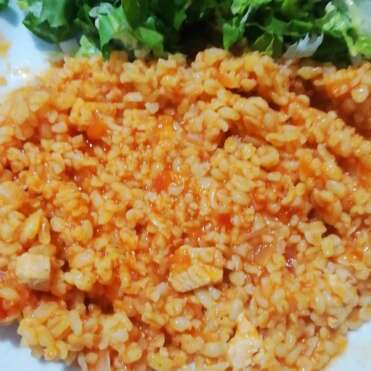 برغل بالبندورة